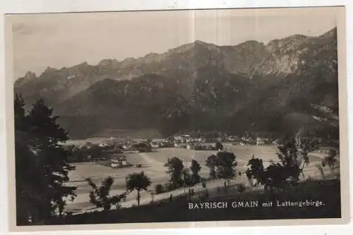 [Ansichtskarte] GERMANY - Bayrisch Gmain mit Lattengebirge. 
