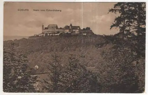 [Ansichtskarte] GERMANY - Coburg  - Veste vom Eckhardtsberg. 