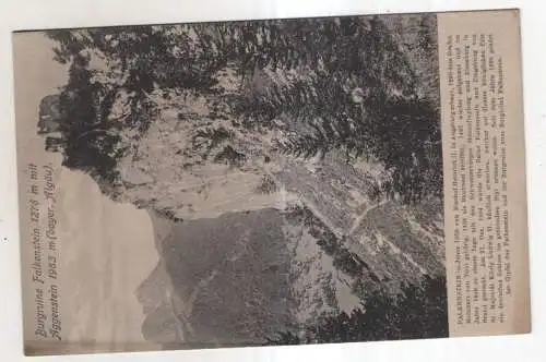 [Ansichtskarte] GERMANY - Burgruine Falkenstein mit Aggenstein. 