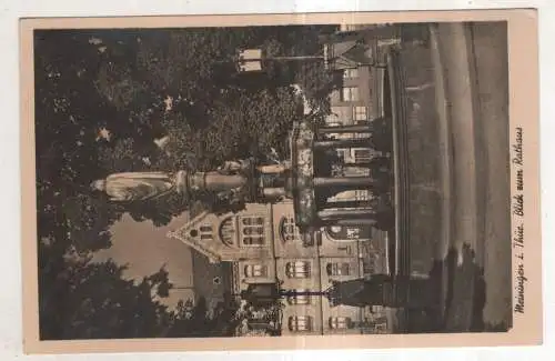 [Ansichtskarte] GERMANY - Meiningen i. Thür. - Blick zum Rathaus. 