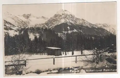 [Ansichtskarte] GERMANY - Partie am Nebel- und Rubihorn. 