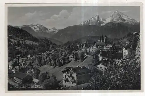 [Ansichtskarte] GERMANY - Berchtesgaden m. Watzmann. 