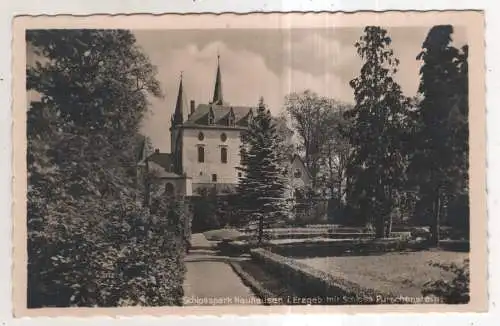 [Ansichtskarte] GERMANY - Schlosspark Neuhausen i. Erzgeb. - Schloss Purschenstein. 