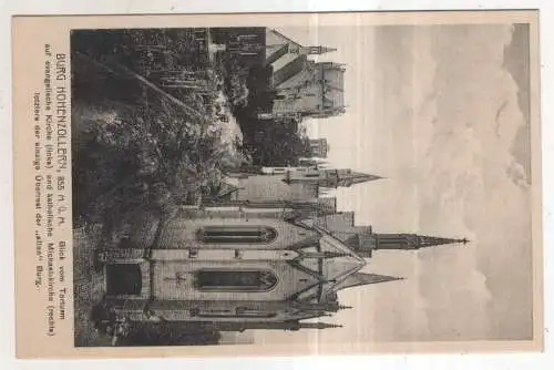 [Ansichtskarte] GERMANY - Burg Hohenzollern - Blick vom Torturm. 