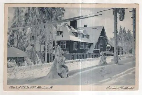 [Ansichtskarte] GERMANY - Oberhof / Thür. - An dem Golfhotel. 