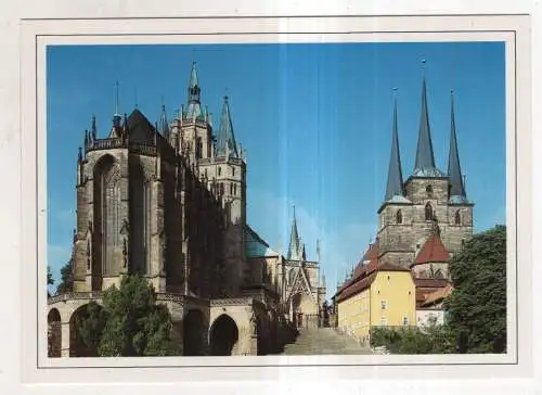 [Ansichtskarte] GERMANY - Erfurt - Marienkirche und St. Severi. 