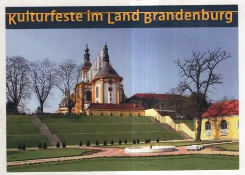 [Ansichtskarte] GERMANY - Blick vom Klostergarten auf die Stiftskirche Neuzelle. 