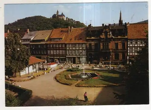 [Ansichtskarte] GERMANY - Wernigerode - Nicolaiplatz und Schloß. 