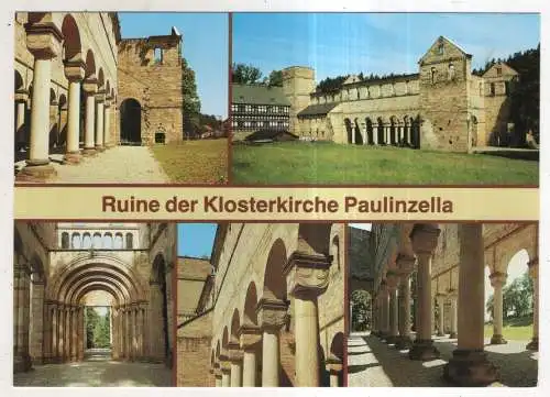 [Ansichtskarte] GERMANY - Paulinzella - Ruine der Klosterkirche. 