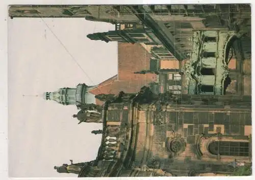 [Ansichtskarte] GERMANY - Dresden - Blick vom Schloss zur Hofkirche. 