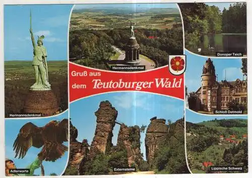 [Ansichtskarte] GERMANY - Gruß aus dem Teutoburger Wald. 