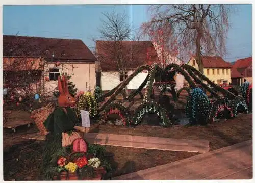 [Ansichtskarte] GERMANY - Osterbrunnen in Bieberbach / Fränk. Schweiz. 