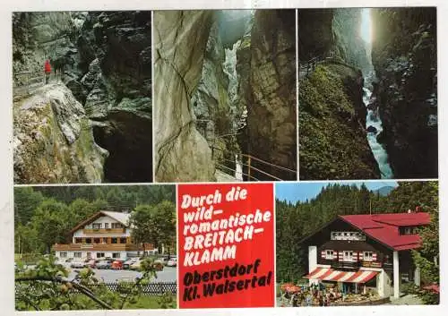 [Ansichtskarte] GERMANY - Oberstdorf - Breitachklamm. 
