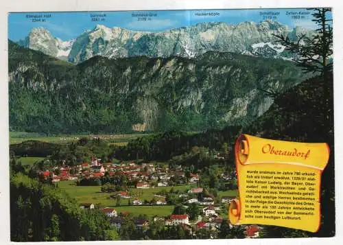 [Ansichtskarte] GERMANY - Oberaudorf mit Kaisergebirge. 