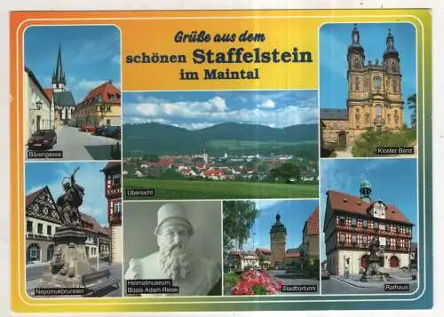 [Ansichtskarte] GERMANY - Staffelstein im Maintal. 