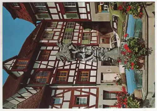 [Ansichtskarte] GERMANY - Meersburg am Bodensee - Schnabelgierebrunnen. 