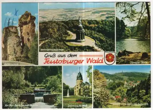 [Ansichtskarte] GERMANY - Gruß aus dem Teutoburger Wald. 