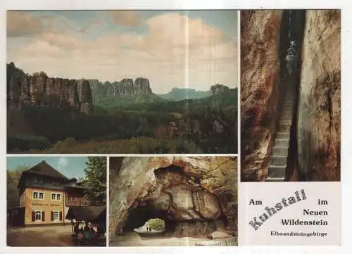 [Ansichtskarte] GERMANY - Am Kuhstall im Neuen Wildenstein - Elbsandsteingebirge. 