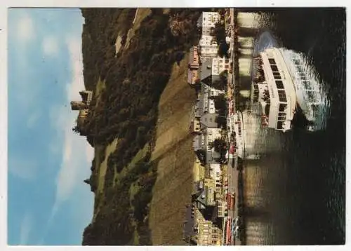 [Ansichtskarte] GERMANY - Bernkastel an der Mosel mit Burgruine Landshut. 