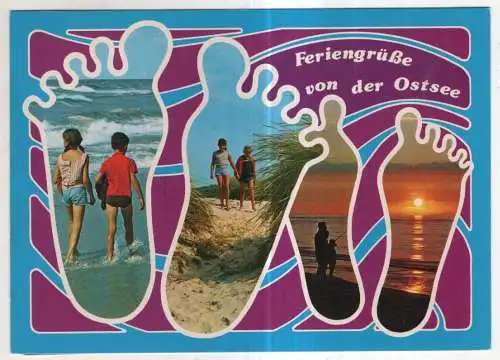 [Ansichtskarte] GERMANY - Feriengrüße von der Ostsee. 