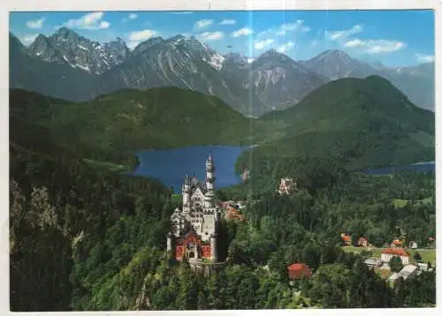 [Ansichtskarte] GERMANY - Königsschlösser Neuschwanstein und Hohenschwangau. 