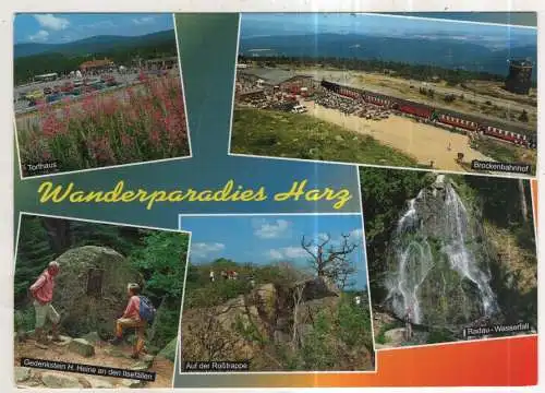 [Ansichtskarte] GERMANY - Wanderparadies Harz. 
