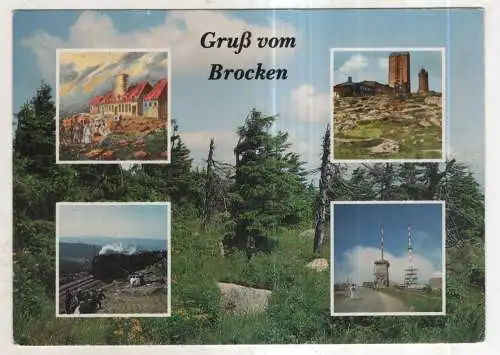 [Ansichtskarte] GERMANY - Gruß vom Brocken. 