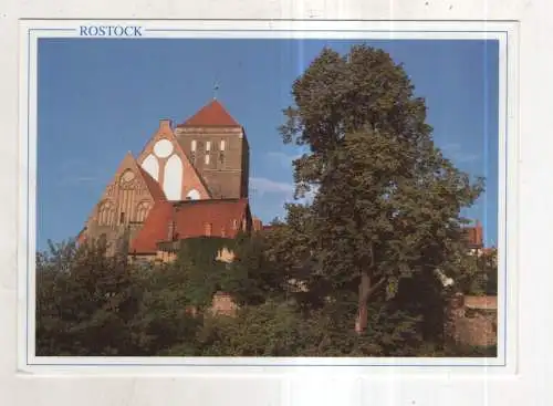 [Ansichtskarte] GERMANY - Rostock - Blick auf die Nikolaikirche. 