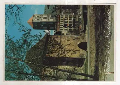 [Ansichtskarte] GERMANY - Rostock  -  Kuhtor mit Nikolaikirche. 