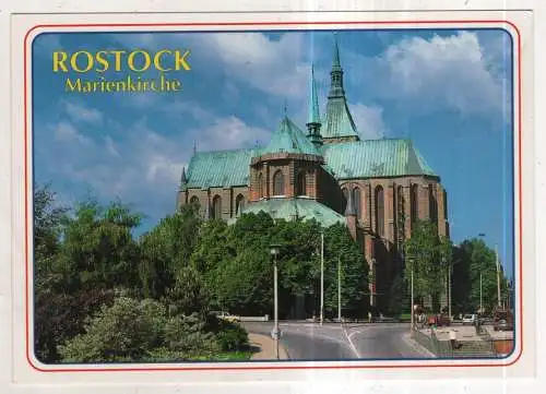 [Ansichtskarte] GERMANY - Rostock  - Marienkirche. 