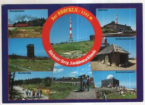 [Ansichtskarte] GERMANY - Der Brocken - Höchster Berg Norddeutschlands. 