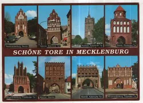 [Ansichtskarte] GERMANY - Schöne Tore in Mecklenburg. 