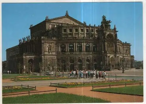 [Ansichtskarte] GERMANY - Dresden - Semperoper. 