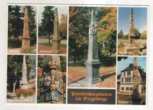 [Ansichtskarte] GERMANY - Postdistanzsäulen im Erzgebirge. 