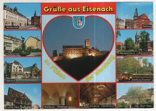 [Ansichtskarte] GERMANY - Eisenach. 