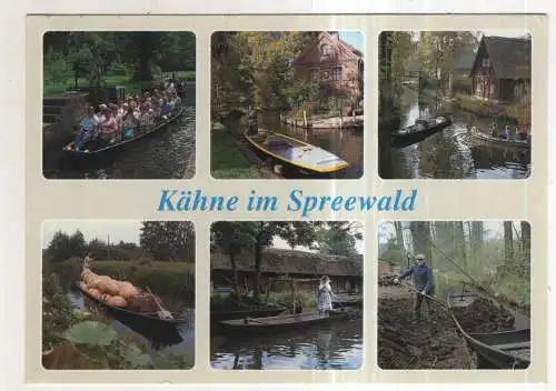 [Ansichtskarte] GERMANY - Kähne im Spreewald. 