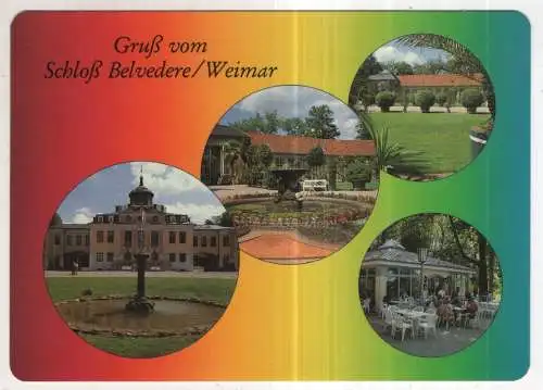 [Ansichtskarte] GERMANY - Schloß Belvedere / Weimar. 