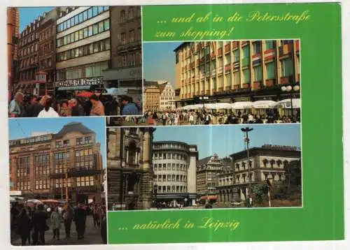 [Ansichtskarte] GERMANY - Leipzig - Petersstraße. 