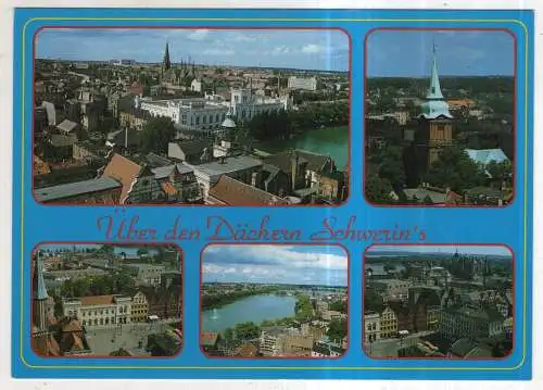 [Ansichtskarte] GERMANY - Schwerin - Über den Dächern Schwerin's. 