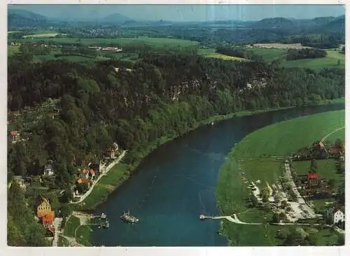 [Ansichtskarte] GERMANY - Blick von der Bastei auf Rathen. 
