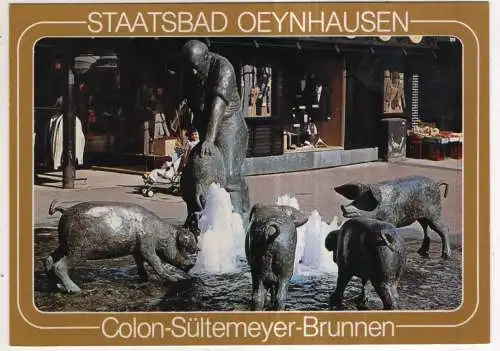 [Ansichtskarte] GERMANY - Bad Oeynhausen - Colon-Sültemeyer-Brunnen. 