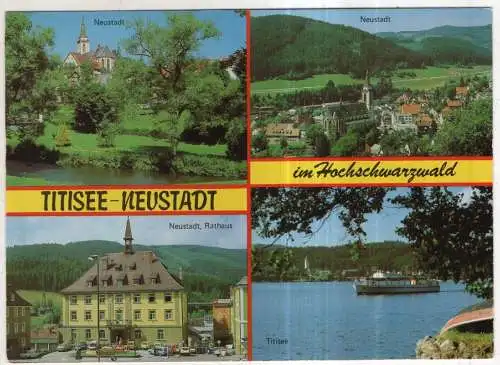 [Ansichtskarte] GERMANY - Titisee - Neustadt im Hochschwarzwald. 