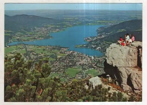 [Ansichtskarte] GERMANY - Blick vom Wallberggipfelfelsen auf den Tegernsee. 