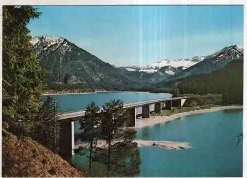[Ansichtskarte] GERMANY - Sylvensteinsee mit Faller Klammbrücke. 