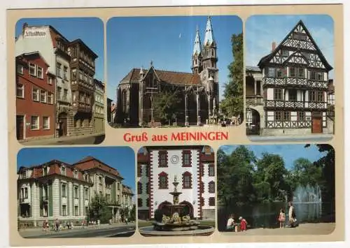 [Ansichtskarte] Meiningen. 