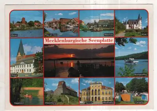 [Ansichtskarte] Mecklenburgische Seenplatte. 