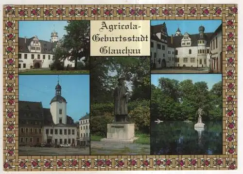 [Ansichtskarte] GERMANY - Glauchau - Agricola-Geburtsstadt. 