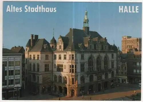 [Ansichtskarte] GERMANY - Halle - Marktplatz - Altes Stadthaus. 