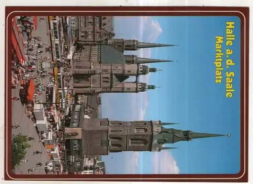 [Ansichtskarte] GERMANY - Halle an der Saale - Marktplatz. 