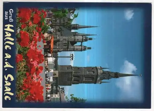 [Ansichtskarte] GERMANY - Halle an der Saale - Marktplatz. 